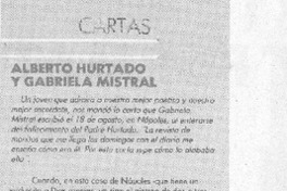 Alberto Hurtado y Gabriela Mistral
