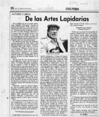 De las artes lapidarias