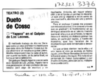 Dueto de Cossa  [artículo] H. E.