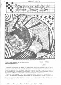 Notas para un estudio de Antonio Bórquez Solar  [artículo] Carlos Trujillo Ampuero.