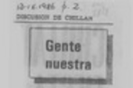 Un Chillanejo de auténtico valor