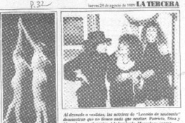 Taquillera "Lección de anatomía" en Irarrázaval