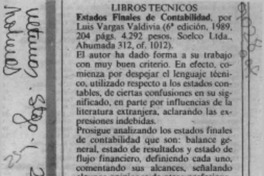 Estados finales de contabilidad