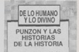 Punzón y las historias de la historia  [artículo] Ligeia Balladares.