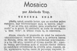 Mosaico  [artículo] Abelardo Troy.