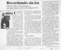 Recordando sin ira  [artículo].