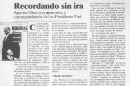 Recordando sin ira  [artículo].