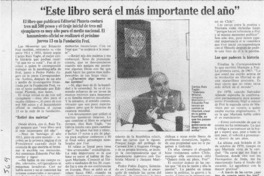 "Este libro será el más importante del año"  [artículo].