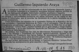 Guillermo Izquierdo Araya
