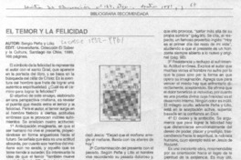 El temor y la felicidad