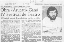 Obra "Arucati" ganó IV Festival de Teatro  [artículo].