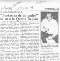 "Fantasma de mi padre" se va a la Quinta Región