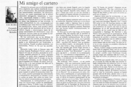 Mi amigo el cartero  [artículo] Fernando de la Lastra Bernales.