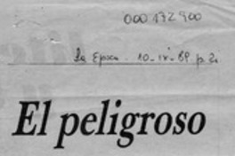 El peligroso encanto de la levedad  [artículo] Javier Edwards.