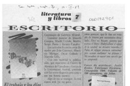 Escritorio  [artículo].