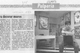 Ideas para decorar muros  [artículo].