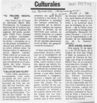 "Calles de San Felipe"  [artículo].