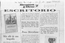 Escritorio  [artículo].