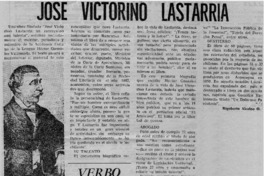 José Victorino Lastarria