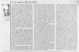 Los mitos de la tribu  [artículo] Jorge Edwards.