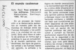 El mundo castrense  [artículo] G. Arroyo.