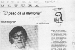 El peso de la memoria