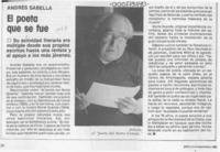 El Poeta que se fue  [artículo].