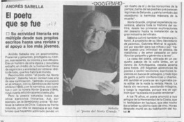 El Poeta que se fue  [artículo].