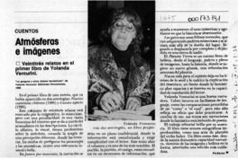 Atmósferas e imágenes  [artículo] Pía Barros.