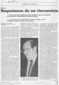 Raquetazos de un cincuentón  [artículo] Darío Oses.