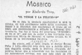 Mosaico  [artículo] Abelardo Troy.