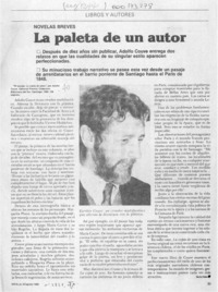 La paleta de un autor  [artículo] Darío Oses.