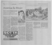 América es mujer