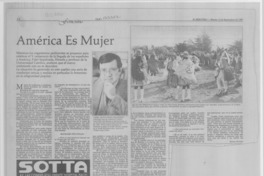 América es mujer