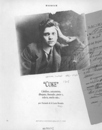 "Coke"  [artículo] Fernando de la Lastra Bernales.