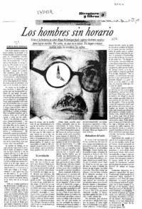 Los hombres sin horario  [artículo] Alfredo Bryce Echenique.