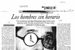 Los hombres sin horario  [artículo] Alfredo Bryce Echenique.