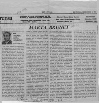 Marta Brunet  [artículo] Héctor Leiva Oyarzún.