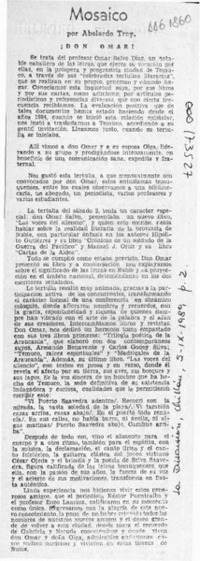 Mosaico  [artículo] Abelardo Troy.