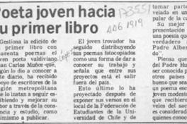 Poeta joven hacia su primer libro  [artículo].