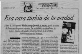 Esa cara turbia de la verdad  [artículo] Antonio Ostornol.