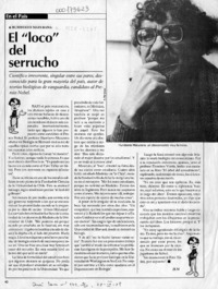 El "loco" del serrucho  [artículo] JLM.