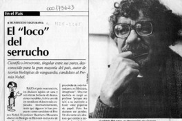 El "loco" del serrucho  [artículo] JLM.