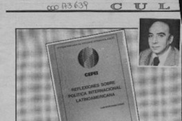 "Reflexiones sobre política internacional latinoamericana"  [artículo] Carlos Naudón.