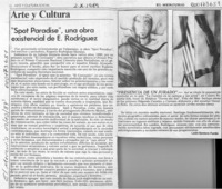 "Spot Paradise", una obra existencial de E. Rodríguez  [artículo] León Santoro Funés.