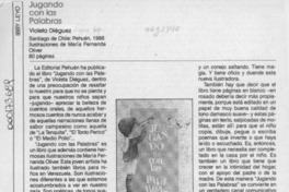 Jugando con las palabras  [artículo] Manuel Peña Muñoz.