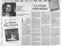 "La Mujer maltratada"