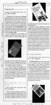 En la cultura  [artículo] A. M. L.