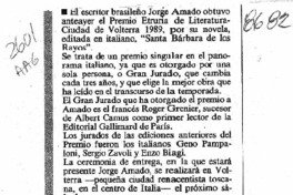 Se supo que --  [artículo].