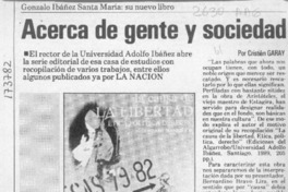 Acerca de gente y sociedad  [artículo] Cristián Garay.